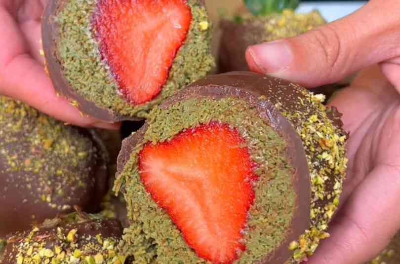 7 Stunning Dubai chocolate strawberries🤎🍓