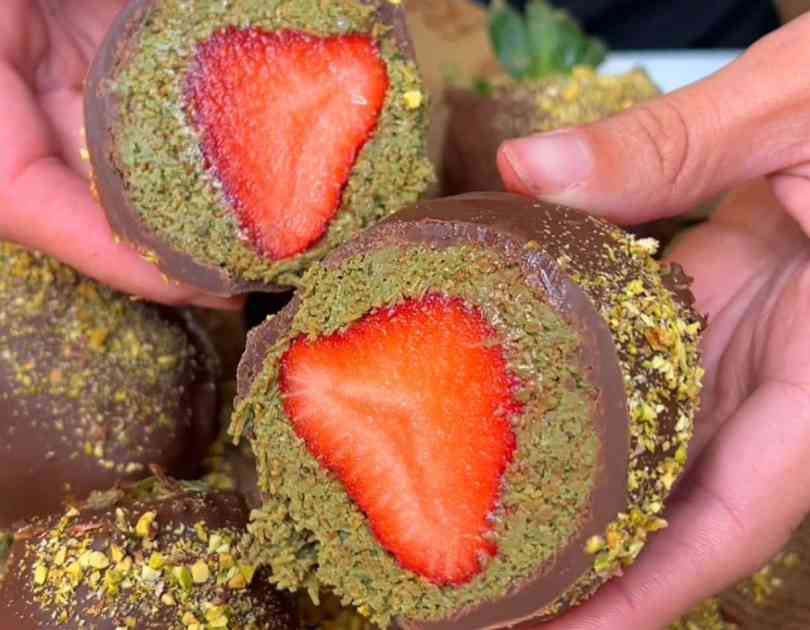 7 Stunning Dubai chocolate strawberries🤎🍓