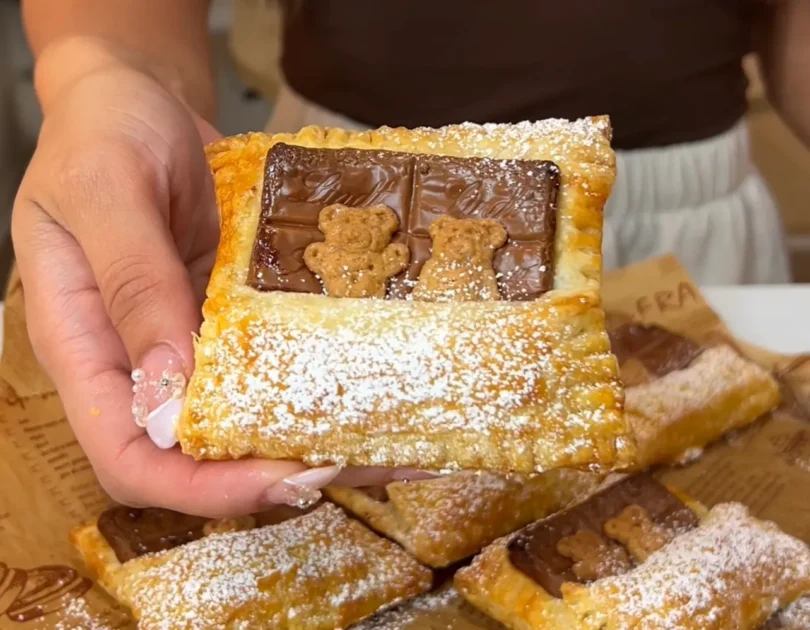 Sleeping Teddy Pastries 🧸 🍂🤎