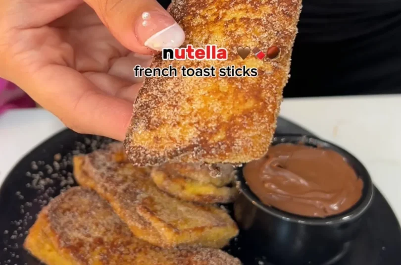 Nutella French Toast Sticks 🤎🍫