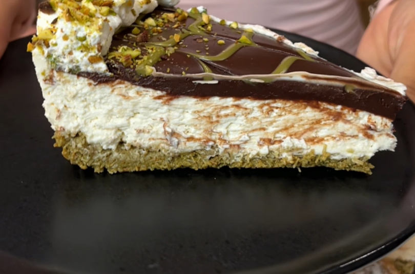 Beautiful Dubai Chocolate Cheesecake 🤎🍰