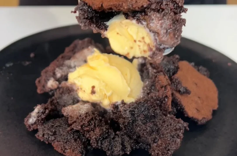 Viral Brownie Pudding