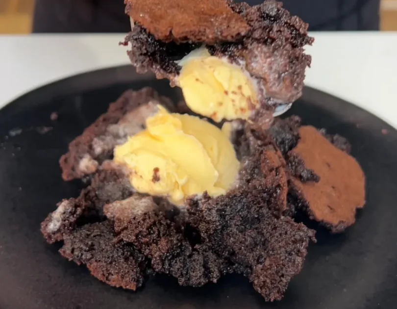 Viral Brownie Pudding