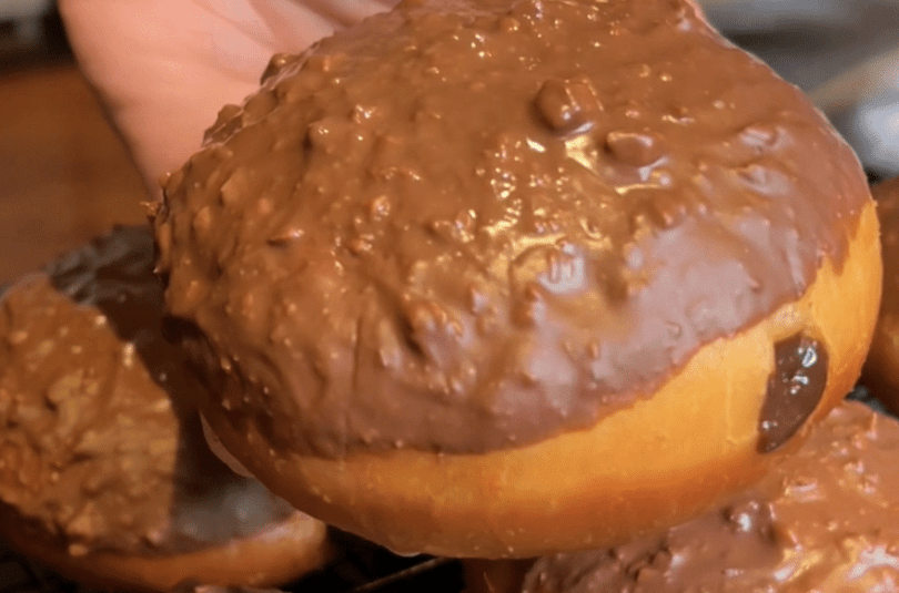 Insane Ferrero Rocher Donuts 🌰🍫