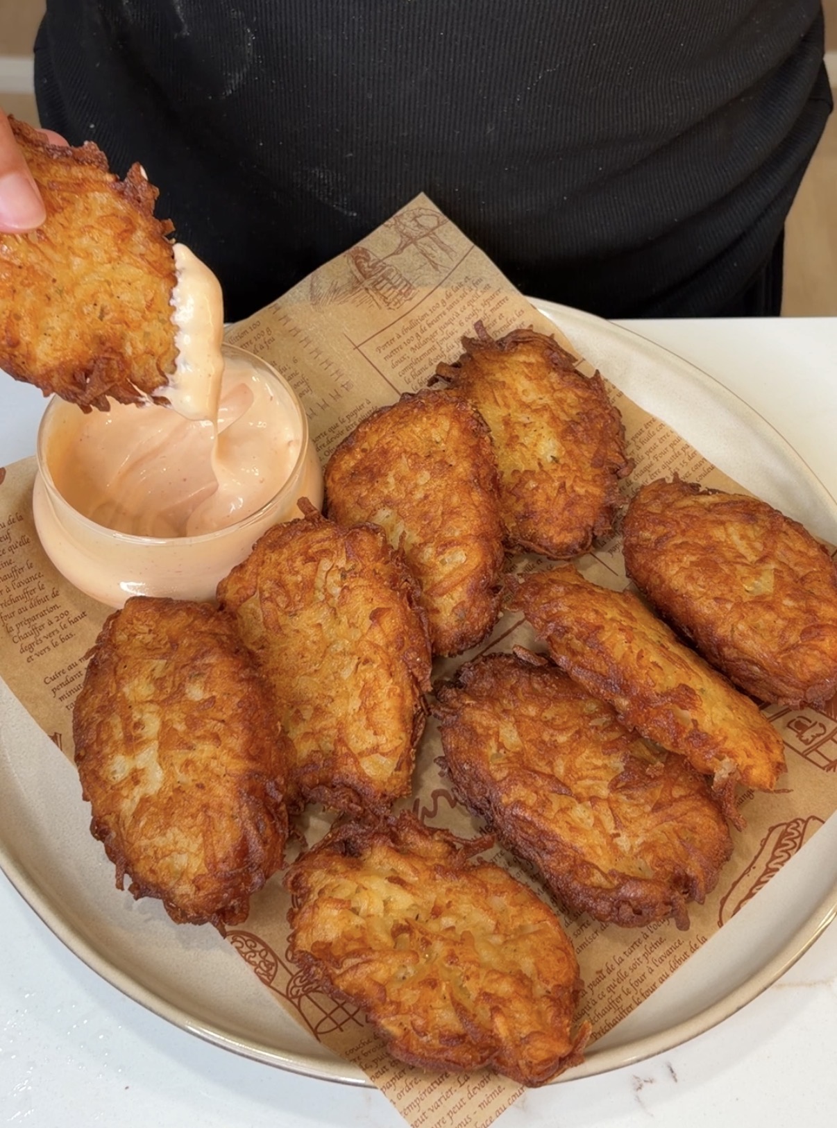 Crispy Parmesan Potato Fritters | Easy Cheesy Potato Cakes Recipe