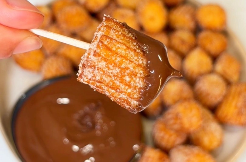 Mini Churros | Easy Homemade Crispy Churro Bites with Sugar Mini Churros | Easy Homemade Crispy Churro Bites with Sugar