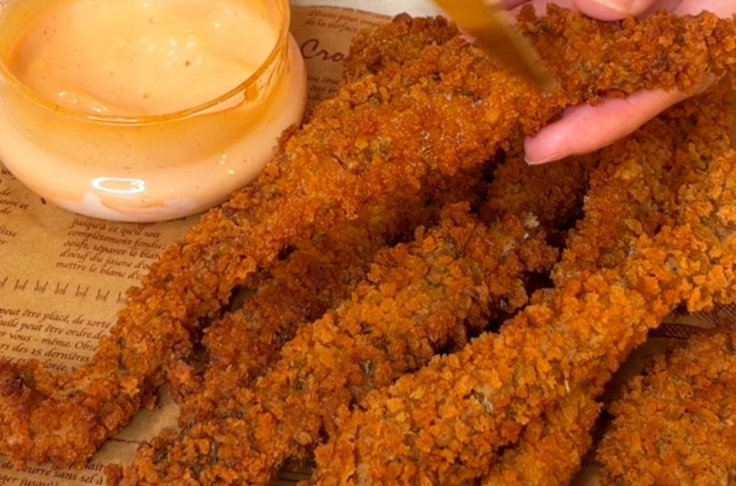 Crispy Chicken Fries | Easy Homemade Chicken Fries Recipe