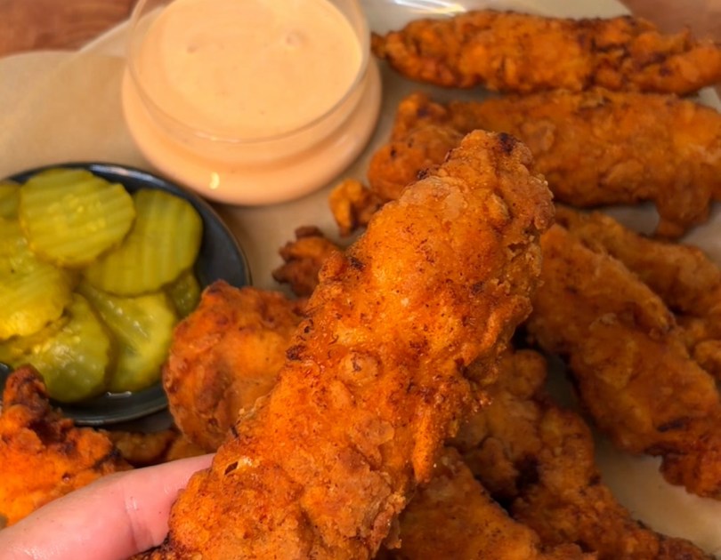 Buffalo Buttermilk Fried Chicken | Crispy Homemade Buffalo Chicken Tenders