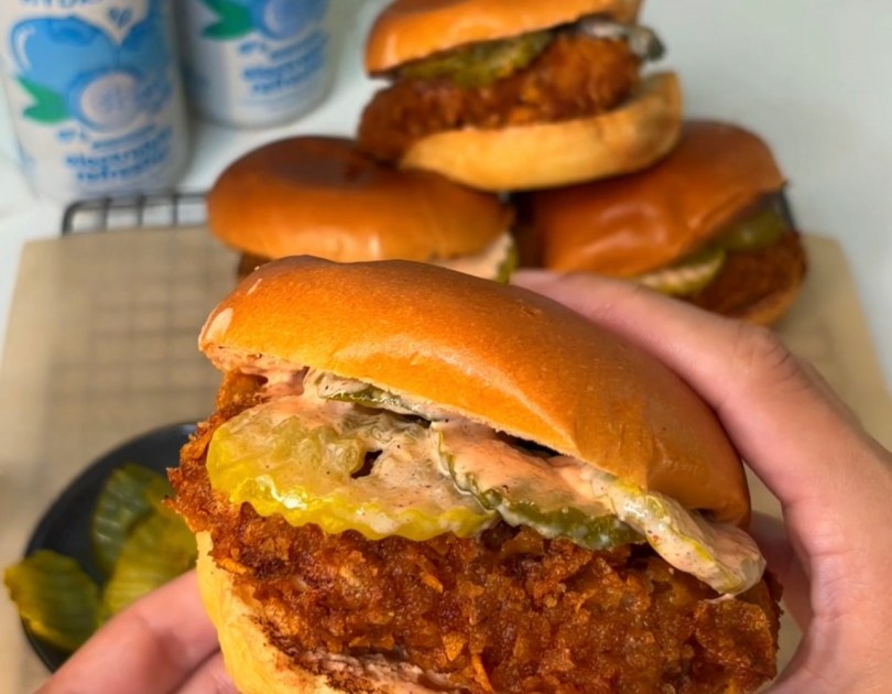 Crispy Chicken Sandwich | Buttermilk Fried Chicken Sandwich Recipe